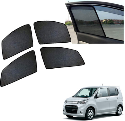 PEEPS STORE Side Window Sun Shade For Maruti Suzuki WagonR Stingray(Black)