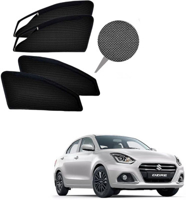 RAKRISH Rear Window, Side Window Sun Shade For Maruti Suzuki New Dzire(Black)