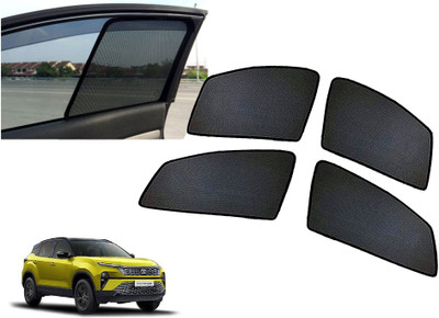 AUTO PEARL Side Window Sun Shade For Tata Harrier(Black)