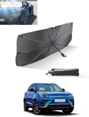 MATIES Windshield Sun Shade For Mahindra XUV 400(Black, Silver)