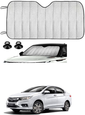 GONAMA Rear Window Sun Shade For Honda City(Silver)