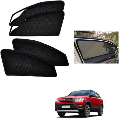AuTO ADDiCT Side Window Sun Shade For Maruti Suzuki Vitara Brezza(Black)