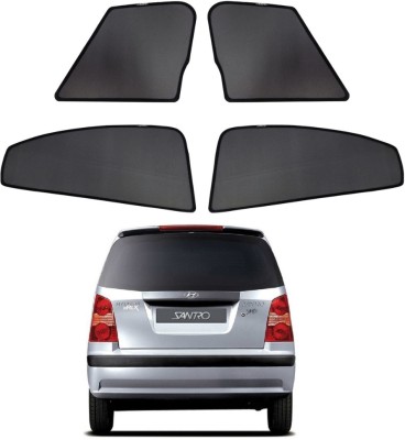 RAKRISH Rear Window, Side Window Sun Shade For Hyundai Santro Xing(Black)