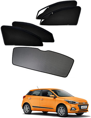 RAKRISH Rear Window, Side Window Sun Shade For Hyundai i20 Elite(Black)
