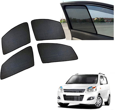 PEEPS STORE Side Window Sun Shade For Maruti Suzuki WagonR(Black)