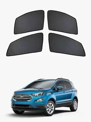 S M Decor Rear Window, Side Window Sun Shade For Ford Ecosport(Black)