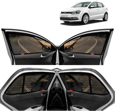 Kingsway Side Window, Rear Window Sun Shade For Volkswagen Polo(Black)