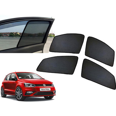 AUTO PEARL Side Window Sun Shade For Volkswagen Polo(Black)