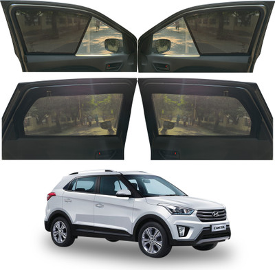 autoluxer Side Window Sun Shade For Hyundai Creta(Black)