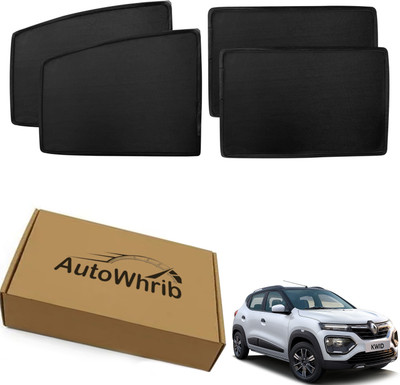 Autowhrib Side Window Sun Shade For Renault Kwid(Black)