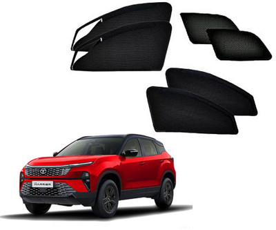 HARKRISH Side Window Sun Shade For Tata Harrier(Black)