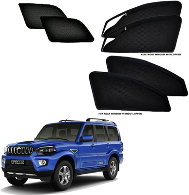 HARKRISH Side Window Sun Shade For Mahindra(Black)