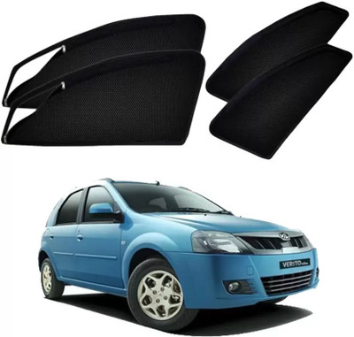 RAKRISH COLLECTION Rear Window, Side Window Sun Shade For Mahindra Verito(Black)