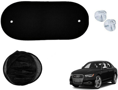 Automotive Prist Rear Window Sun Shade For Audi S6(Black)