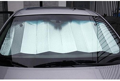 eXarioGadget Rear Window Sun Shade For Universal For Car Universal For Car(Silver)
