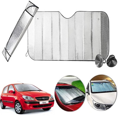 AUTO PEARL Dashboard, Windshield Sun Shade For Hyundai Getz(Silver)