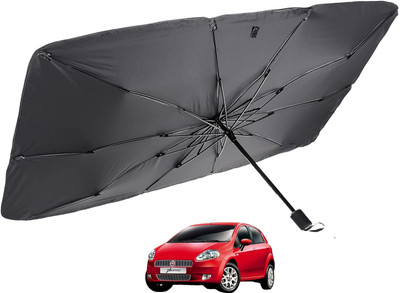 MOCKHE Windshield Sun Shade For Fiat Punto(Silver)