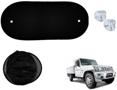 Automotive Prist Rear Window Sun Shade For Mahindra Bolero(Black)