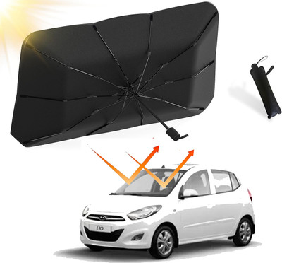 Aadikart Dashboard, Windshield Sun Shade For Hyundai Grand i10, Grand i10 NIOS(Black)