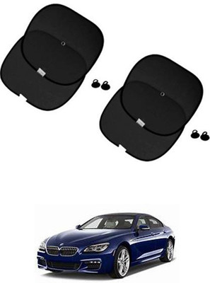 FKOK Side Window Sun Shade For BMW 6 Series(Black)