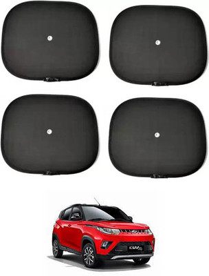 FKOK Side Window Sun Shade For Mahindra KUV100(Black)