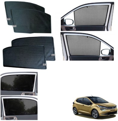 WolkomHome Side Window Sun Shade For Tata Altroz(Black)