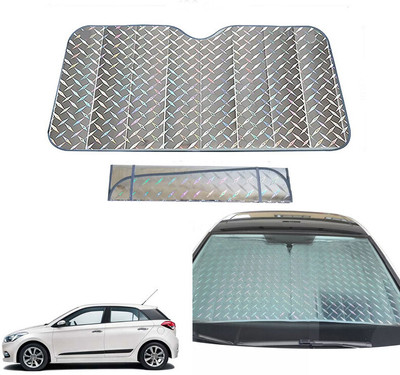 AUTO PEARL Dashboard, Windshield Sun Shade For Hyundai Elite i20(Grey)