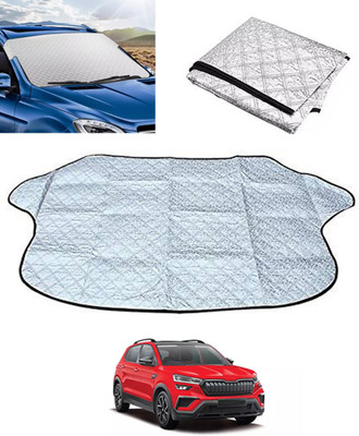 monolive Windshield Sun Shade For Skoda Kushaq(Silver)