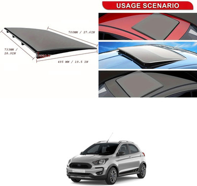 XZRTZ Sun Roof Sun Shade For Fiat Palio(Black)