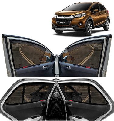 Kingsway Side Window, Rear Window Sun Shade For Honda WRV(Black)