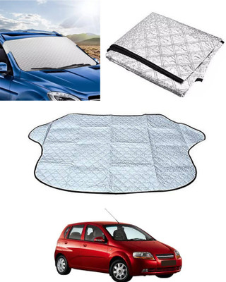 MSNP Windshield Sun Shade For Chevrolet Universal For Car(Silver)