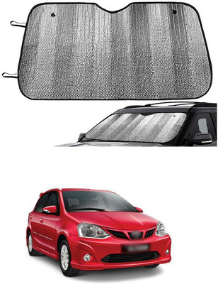 GONAMA Rear Window Sun Shade For Toyota Etios Liva(Silver)