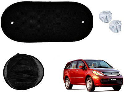 Automotive Prist Rear Window Sun Shade For Tata Aria(Black)