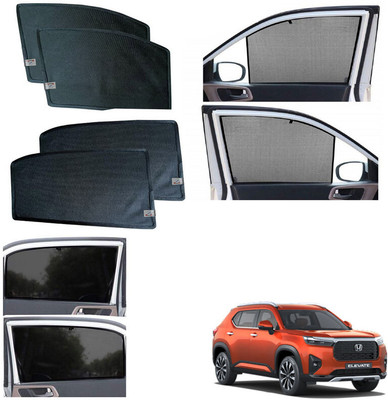 WolkomHome Side Window Sun Shade For Honda Universal For Car(Black)