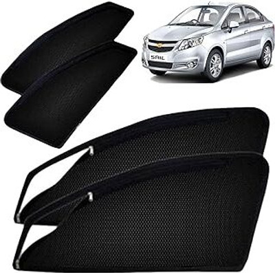 HARKRISH Side Window Sun Shade For Chevrolet Sail(Black)