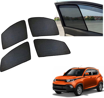 PEEPS STORE Side Window Sun Shade For Mahindra KUV 100(Black)
