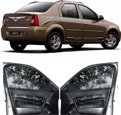RAKRISH Rear Window, Side Window Sun Shade For Mahindra Verito(Black)