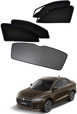 RAKRISH Rear Window, Side Window Sun Shade For Maruti Suzuki Swift Dzire(Black)