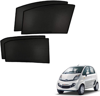 RAKRISH Side Window, Rear Window Sun Shade For Tata Nano(Black)