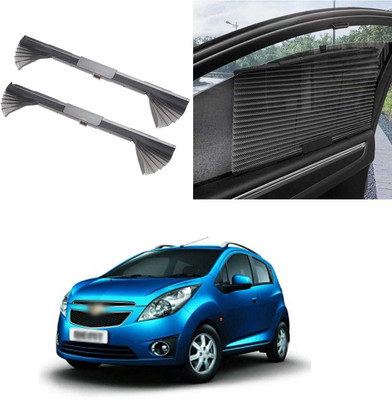 PRTEK Side Window Sun Shade For Chevrolet Beat(Grey)