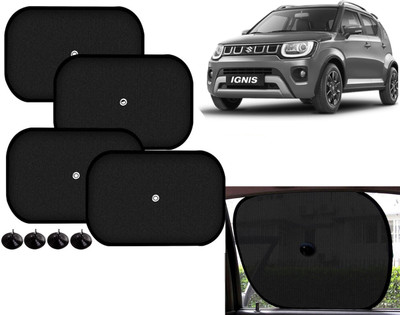 Selifaur Side Window Sun Shade For Maruti Suzuki Universal For Car(Black)