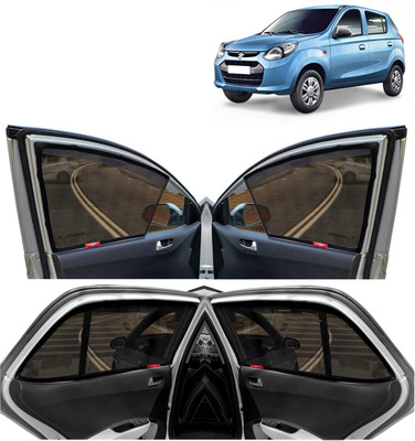 Kingsway Side Window, Rear Window Sun Shade For Maruti Suzuki Alto 800(Black)