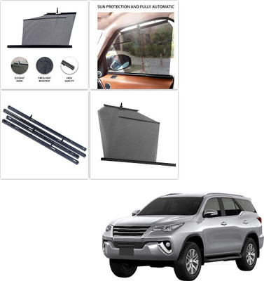 SS FOR YOUR SMART NEEDS Side Window Sun Shade For Toyota Fortuner(Black)