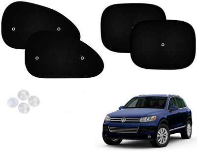 Automotive Prist Side Window Sun Shade For Volkswagen Touareg(Black)