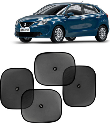 Kingsway Side Window, Rear Window, Windshield Sun Shade For Maruti Suzuki Baleno(Black)