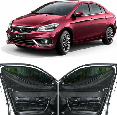 RAKRISH Rear Window, Side Window Sun Shade For Maruti Suzuki Ciaz(Black)