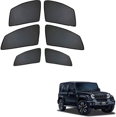 PEEPS STORE Rear Window Sun Shade For Mahindra Thar(Black)