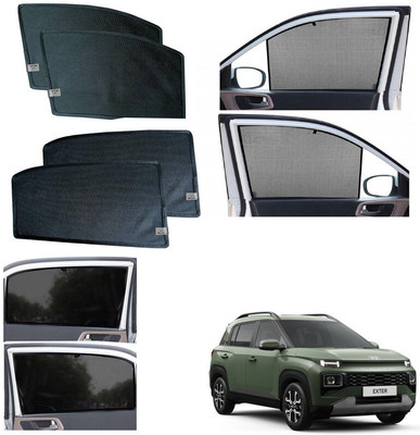 WolkomHome Side Window Sun Shade For Hyundai Universal For Car(Black)