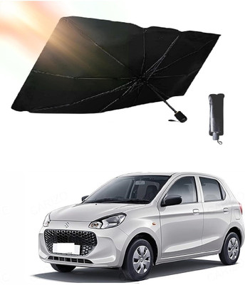 ROSHNEER ENTERPRISES Windshield Sun Shade For Maruti Suzuki Alto K10(Black)