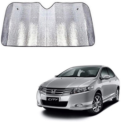 SPREADX Windshield Sun Shade For Honda City(Silver)